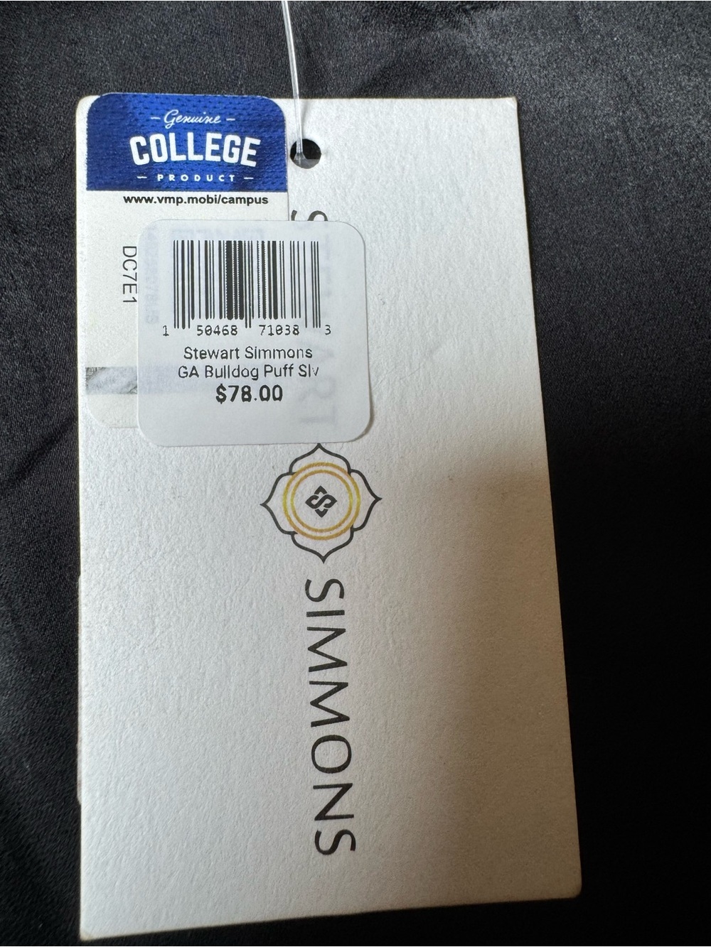 Stewart Simmons women’s sequin UGA top Medium NWT ($78 Retail) - Picture 6 of 9